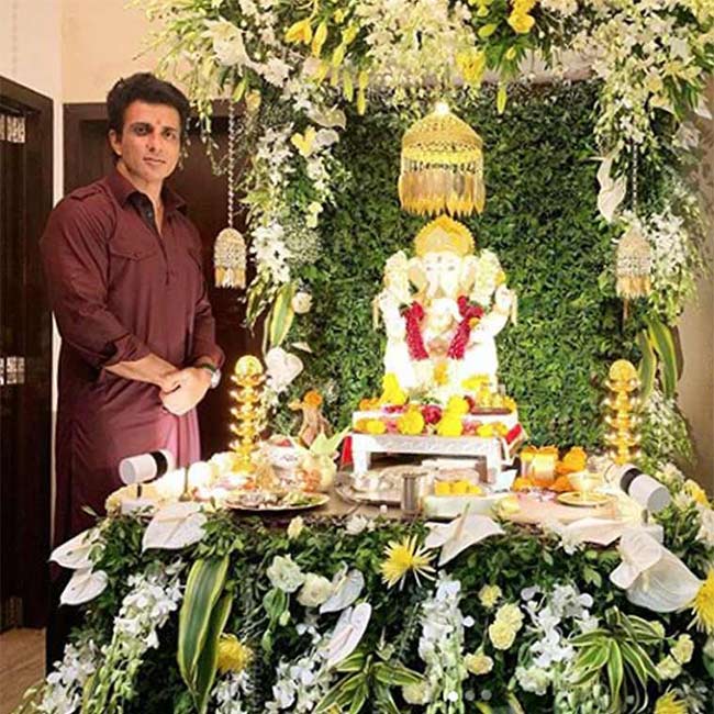 ganesh chaturthi, neena gupta, shilpa, shetty, sonali bendre ganesh chaturthi celebrations, indian express, indian express news
