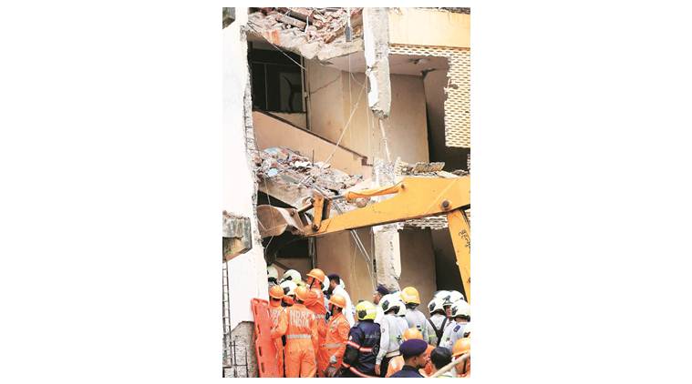 Mumbai: Staircase collapses as building sinks into ground, 10-yr-old dead, 2 injured
