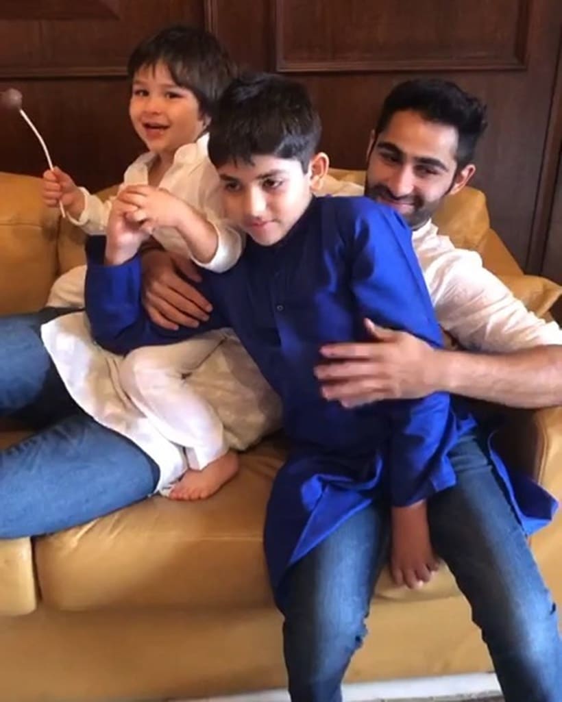 Taimur, Taimur Ali Khan, Taimur ganpati celebrations, yash johar, roohi johar, kareena kapoor, karisma kapoor, Taimur Ali Khan video, Taimur Ali Khan photo