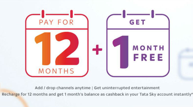 tata sky, dish tv, d2h, tata sky free recharge, dish tv free recharge, d2h free recharge, tata sky free one month recharge, dth free recharge