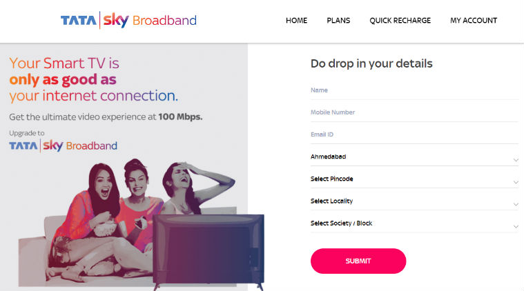 Tata Sky S Long Term Unlimited Broadband Plans Offer Up To Rs