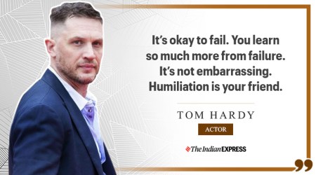 Tom Hardy, life positive, inspiting quotes, tom hardy birthday, happy birthday tom hardy, inception hero tom hardy, who is tom hardy, tom hardy inspiring quotes, indianexpress.com, indianexpress, good morning messages, The Dark Knight Rises Tom Hardy, Inception, Mad Max Fury Road, The Revenant,