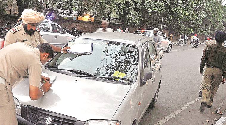 chandigarh news, chandigarh new traffic rules, chandigarh traffic police, chandigarh traffic