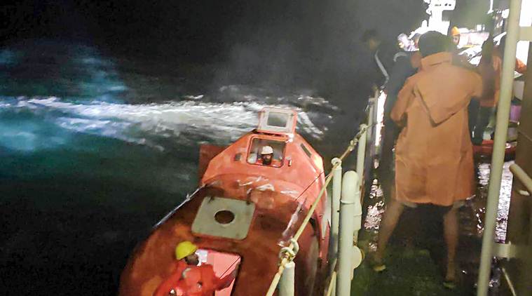 Abandoned dredger 'Tridevi Prem' sinks off Karnataka coast