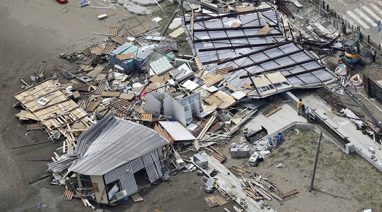 Typhoon Faxai blows across Tokyo area, killing 1, disrupts travel