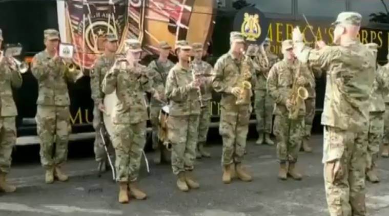 WATCH: US Army band concludes joint defence exercise by playing Indian national anthem