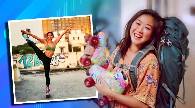 Yanise Ho, rollerblader yanise ho, indianexpress.com, indianexpress, kindness exists, kenya education girls, uganda education girls, One Girl Can, rollerskater Yanise Ho, India Yanise Ho, Yanise Ho interview, The Bladress Project Yanise Ho,