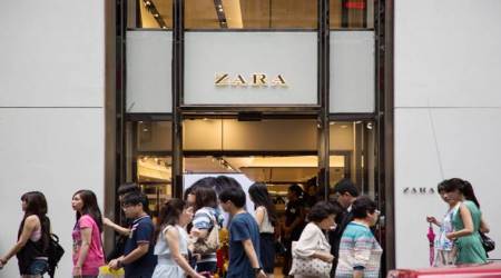 Zara, store, Hong Kong protests, Indian Express, Indian Express news
