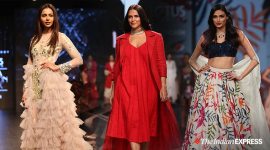 Rakul Preet, Designer Divya Reddy, Lotus India Fashion Week