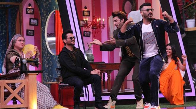 Movie Masti With Maniesh Paul: Arjun Kapoor And Anil Kapoor Enjoy The ...