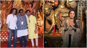Rani Mukerji, Ayan Mukerji and Juhi Chawla’s Durga Puja celebrations