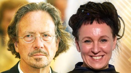 nobel prize for literaure, Olga Tokarczuk and Peter Handke, nobel prize for literature 2018 and 2019, who is Olga Tokarczuk and Peter Handke, indian express, indian express news