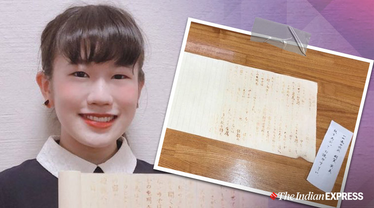 Japanese girl, Japanese girl uses invisible ink to write essay, Invisible ink, Essay written in Invisible ink, Ninja, Ninja history, Japan, Social media viral, Trending, Indian Express