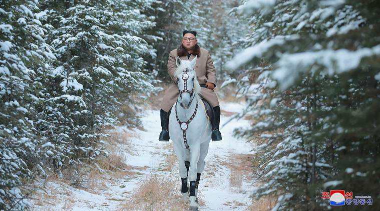 Kim Jong rides white horse on sacred mountain, plans 'great operation'
