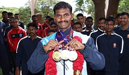 Anandan-Gunasekaran-Indian-Army-Madras-Sappers-para-athlete-Wuhan-miltary-games-gold-paralympics-Tokyo