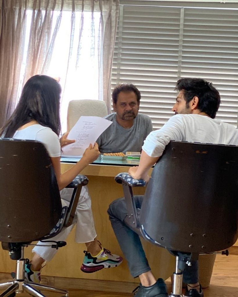 Bhool Bhulaiyaa 2, Kartik Aaryan, Kiara Advani, Bhool Bhulaiyaa 2 shoot, Kartik Aaryan Kiara Advani film, Kartik Aaryan Kiara Advani Bhool Bhulaiyaa 2, Anees Bazmee, Kartik Aaryan Kiara Advani, Bhool Bhulaiyaa 2 cast, Bhool Bhulaiyaa 2 film, Bhool Bhulaiyaa