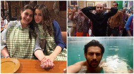 Ayushmann Khurrana, Sara Ali Khan, Kartik Aaryan, Celebrity social media videos