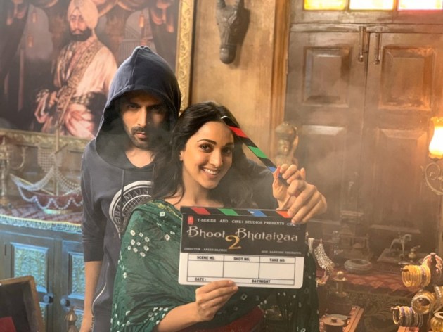 Bhool Bhulaiyaa 2, Kartik Aaryan, Kiara Advani, Bhool Bhulaiyaa 2 shoot, Kartik Aaryan Kiara Advani film, Kartik Aaryan Kiara Advani Bhool Bhulaiyaa 2, Anees Bazmee, Kartik Aaryan Kiara Advani, Bhool Bhulaiyaa 2 cast, Bhool Bhulaiyaa 2 film, Bhool Bhulaiyaa