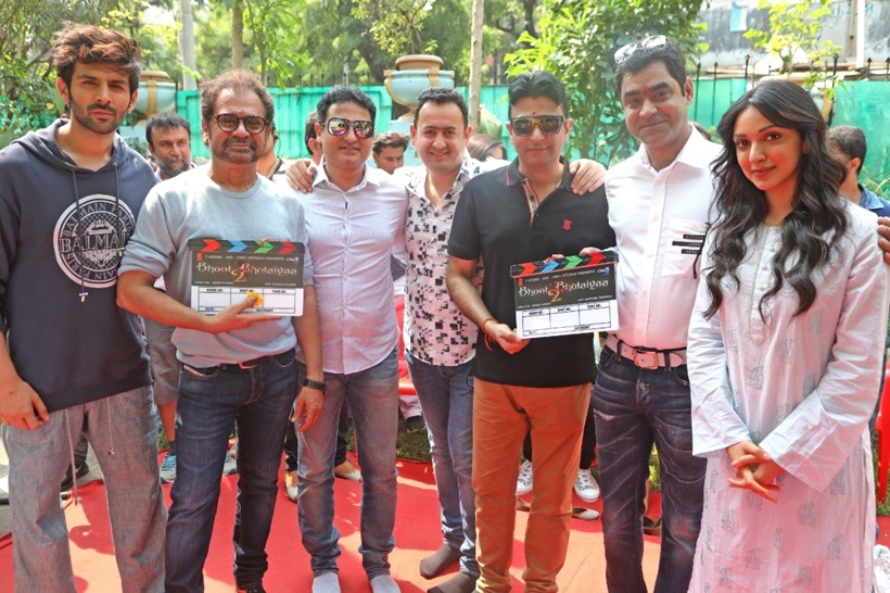 Bhool Bhulaiyaa 2, Kartik Aaryan, Kiara Advani, Bhool Bhulaiyaa 2 shoot, Kartik Aaryan Kiara Advani film, Kartik Aaryan Kiara Advani Bhool Bhulaiyaa 2, Anees Bazmee, Kartik Aaryan Kiara Advani, Bhool Bhulaiyaa 2 cast, Bhool Bhulaiyaa 2 film, Bhool Bhulaiyaa