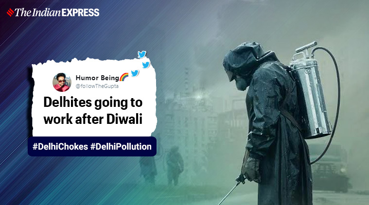 Memes about #Smog and #DelhiChokes trend as air quality in Delhi and ...
