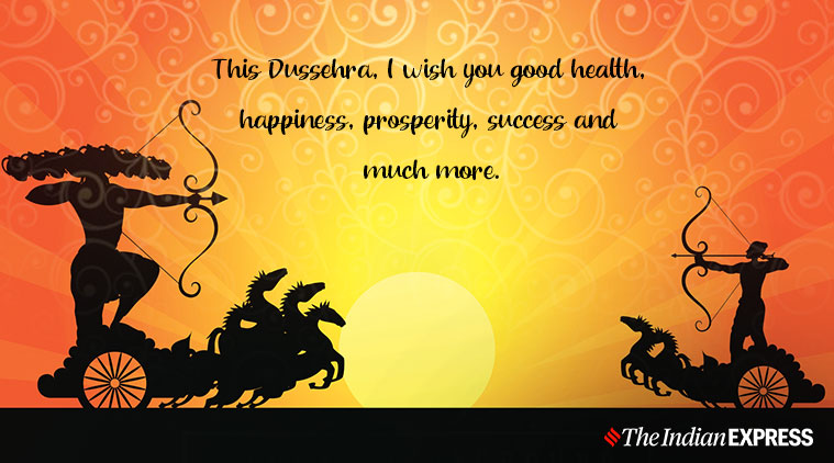 Dussehra, Dussehra 2019 wishes, Happy Dussehra, Indian Express, Indian Express news 