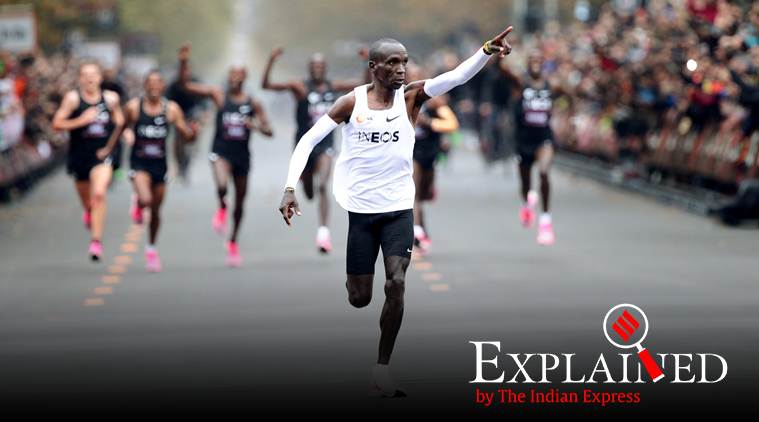 Eliud Kipchoge, Eliud Kipchoge world record, Kenya Eliud Kipchoge, Kipchoge Marathon world record, indian express explained