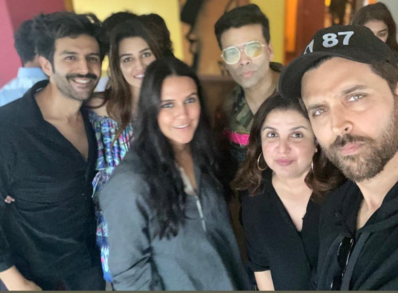 farah khan, farah khan lunch, Hrithik Roshan, Kriti Sanon, Rajkummar Rao, Jackie Shroff, Sonali Bendre, Pooja Hegde, Malaika Arora, Preity Zinta