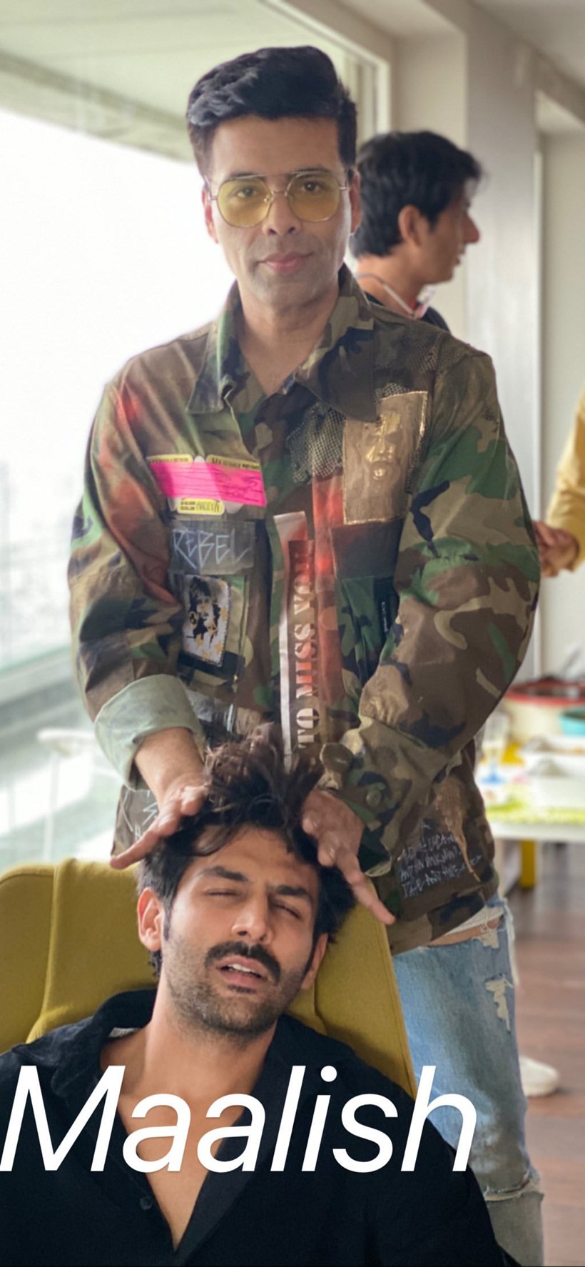 karan johar with kartik aaryan