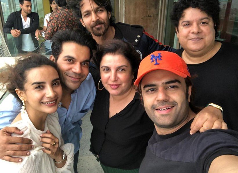 rajkummar rao with farah khan