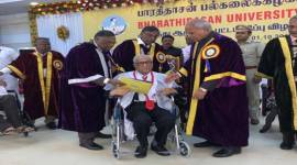 Miskeen Miskeen, PhD holder at 91