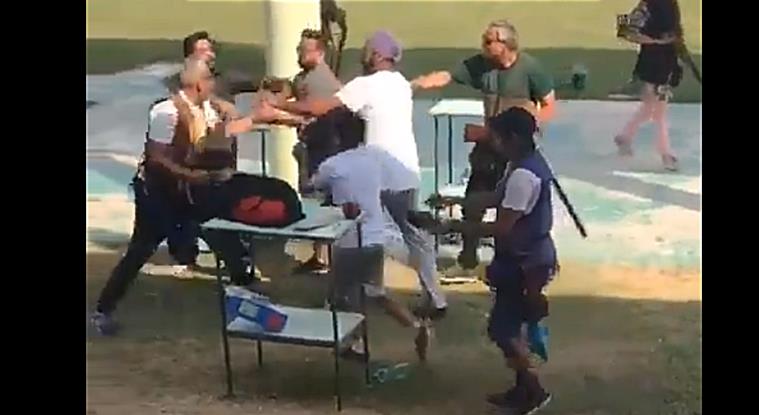 Watch: Shooters engage in fistfight at New Delhi's Karni Singh Shooting Range