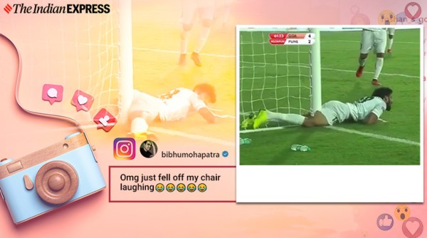 funny commentary, isl match funny commentary, funny football commentary, abhay deol, viral video, indian express