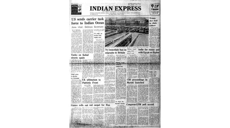 October 16, 1979, Forty Years Ago