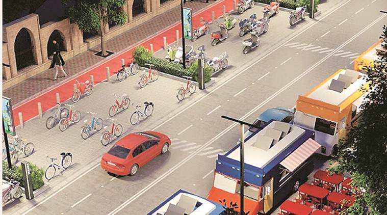 Ahmedabad Municipal Corporation, happy street, amc happy street, happy streets revamp, happy street khau gali, ahmedabad news
