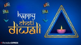 Diwali, Diwali 2019, Choti Diwali, wishes, cards, indian express news