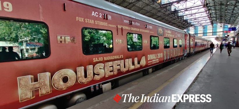 housefull 4 cast on train