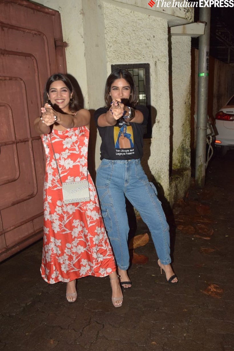 saand ki aankh, saand ki aankh screening, saand ki aankh screening photos, taapsee pannu, bhumi pednekar, shabana azmi, kanika dhillon, bhumi pednekar sister, taapsee pannu films, bhumi pednekar films