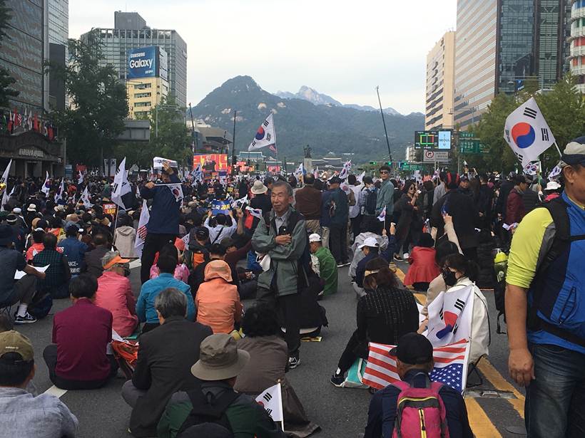 seoul protests, south korea protests moon jae in, Cho Kuk, south korean president moon jae-in, world news, indian express