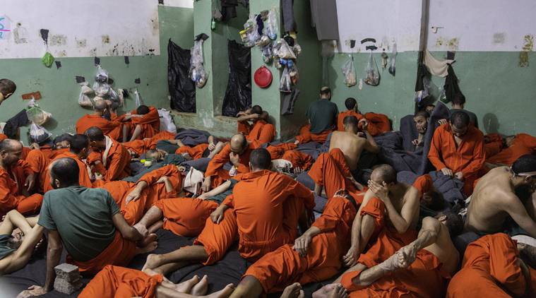 Image result for prison camps syria isis