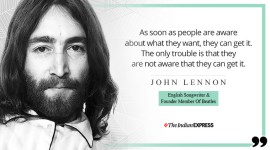 john lennon, indianexpress.com, indianexpress, 79th birthanniversary, john lennon at 79, Beatles, Beatles founder, happy birthday john lennon, life positive, good morning messages, inspiring video john lennon, who was john lennon, Lennon Ono, beatles rock band, john lennon october 9 birthday,