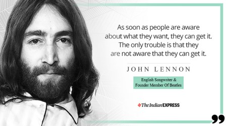 john lennon, indianexpress.com, indianexpress, 79th birthanniversary, john lennon at 79, Beatles, Beatles founder, happy birthday john lennon, life positive, good morning messages, inspiring video john lennon, who was john lennon, Lennon Ono, beatles rock band, john lennon october 9 birthday,