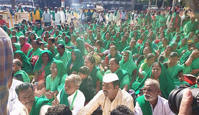 Karnataka-north-farmers-Bengaluru-protests