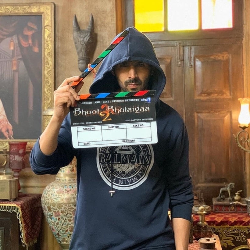 Bhool Bhulaiyaa 2, Kartik Aaryan, Kiara Advani, Bhool Bhulaiyaa 2 shoot, Kartik Aaryan Kiara Advani film, Kartik Aaryan Kiara Advani Bhool Bhulaiyaa 2, Anees Bazmee, Kartik Aaryan Kiara Advani, Bhool Bhulaiyaa 2 cast, Bhool Bhulaiyaa 2 film, Bhool Bhulaiyaa