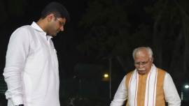Haryana elections, BJP-JJP alliance, Haryana government formation, Manohar lal Khattar, Dushyant Chautala, BJP