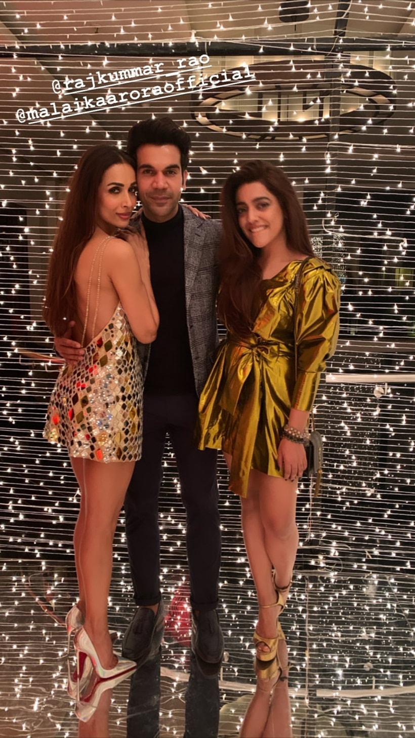 rajkummar rao with malaika arora