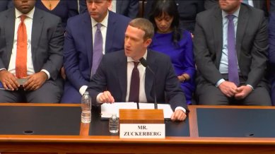 Mark Zuckerberg, Mark Zuckerberg testimony, Zuckerberg testimony, Zuckerberg testimony on Libra, Zuckerbeg testimony US Congress, Indian Express