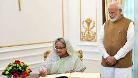 India Bangladesh trade deals, Shiekh Hasina India, Modi Sheikh Hasina, India bangladesh deal, indian express news
