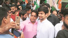 In Panchkula, Siddharth woos ‘young’ for Chander Mohan, says not joining politics as of now