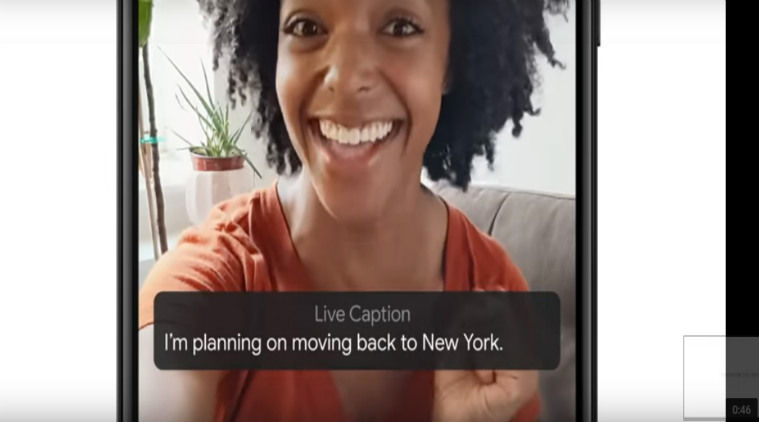 Google S Live Caption Feature Is Coming To Pixel 3 Here S How It Works Technology News The Indian Express