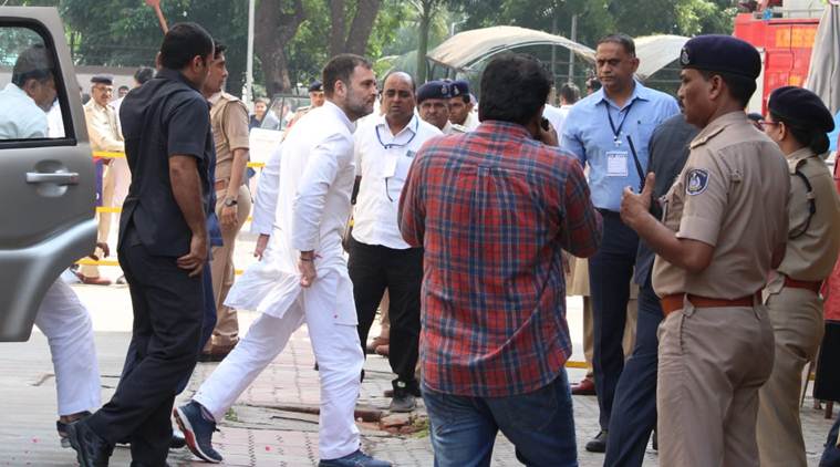 Defamation case: Rahul Gandhi appears in Surat court, pleads not guilty |  India News,The Indian Express